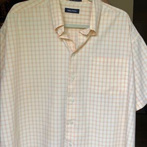 Nautica Short sleeve casual button down shirt.